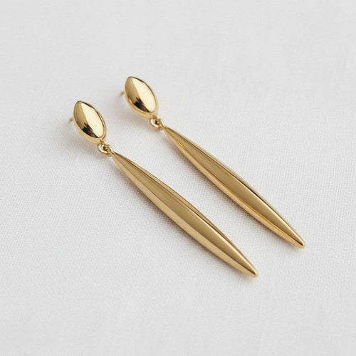 Chic Longline Vintage-Inspired Drop Earrings