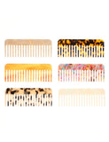 Acrylic Square Mini Portable Hair Combs