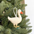 Goose Wool Christmas Ornament