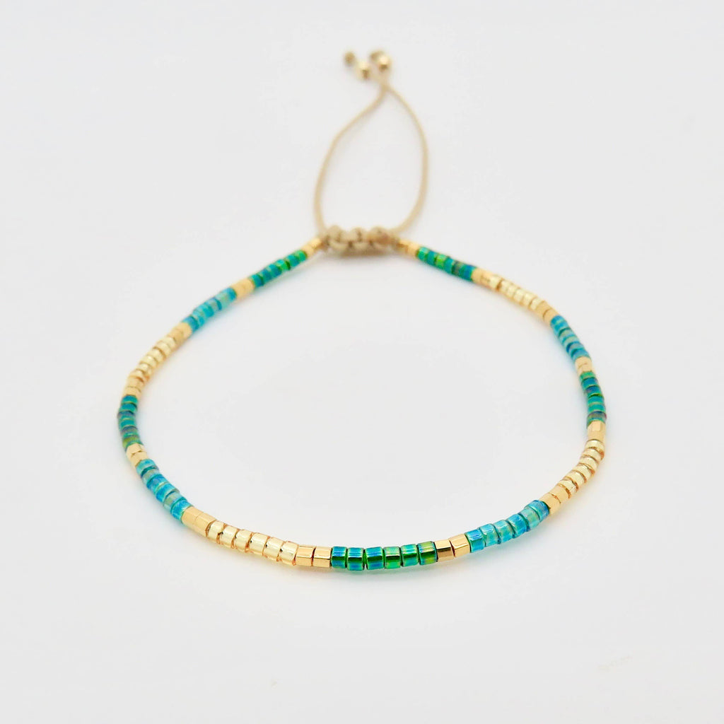 Dainty 3 Tone Bracelet - 24k Gold Plated