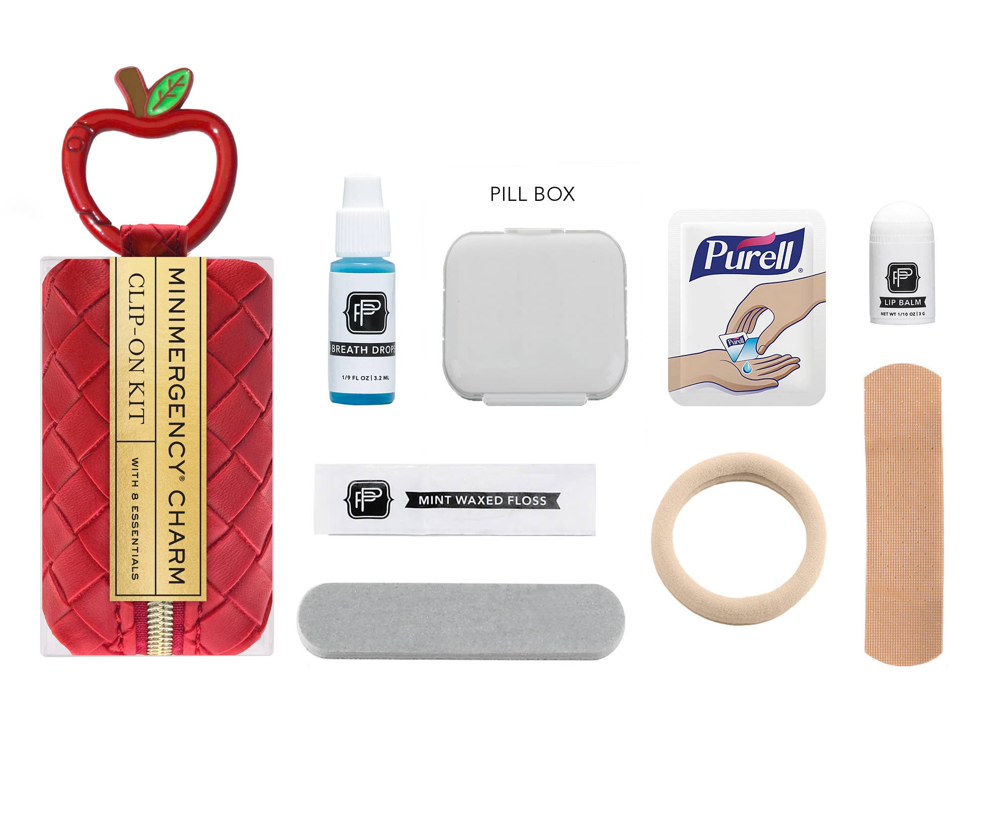 Teacher Minimergency Charm | Apple, Back-to-School Bag Charm