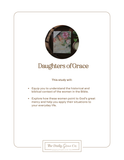Daughters of Grace | Women of the Bible Study