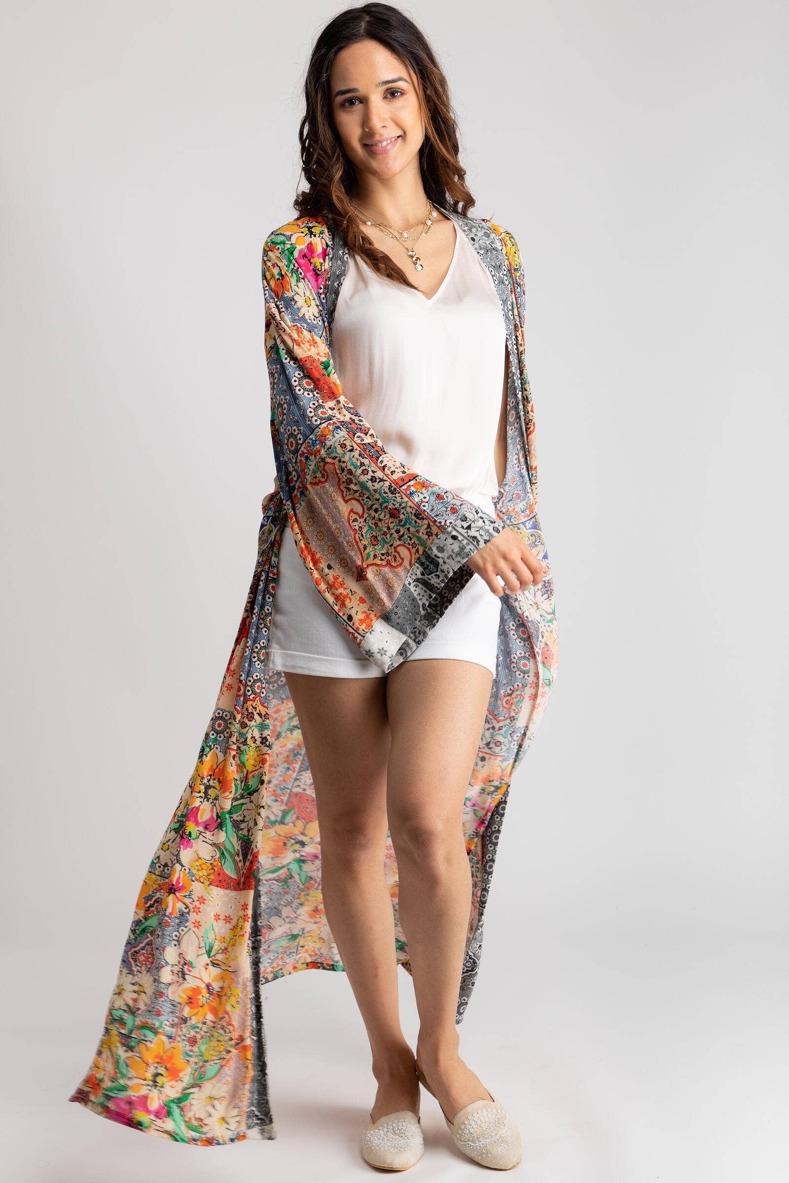 Tessa Floral Kimono Duster