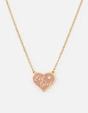 Enamel Let God Necklace