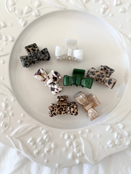 Mini Bowtie Assorted Hair Claws (DAKI CLASSIC)
