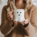Cream Ghost Coffee Mug - Halloween & Fall Decor