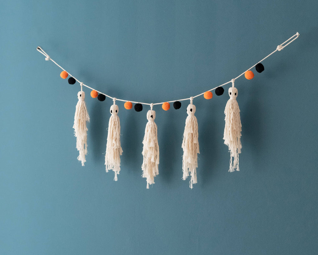 Halloween Ghost Garland Long