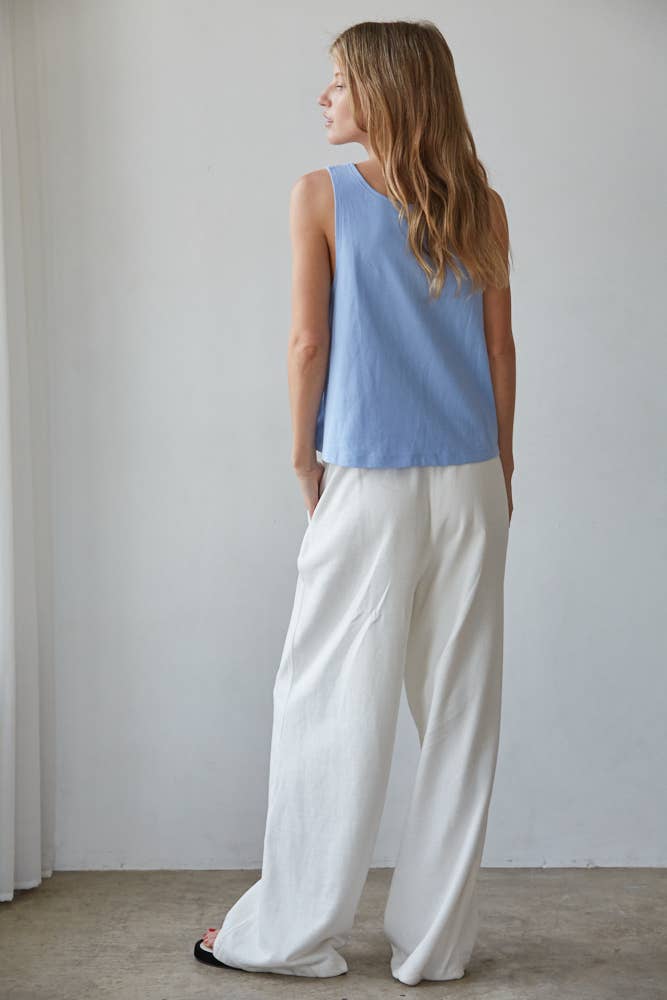 Cotton Scoop Neck Tank Top 4 Colors