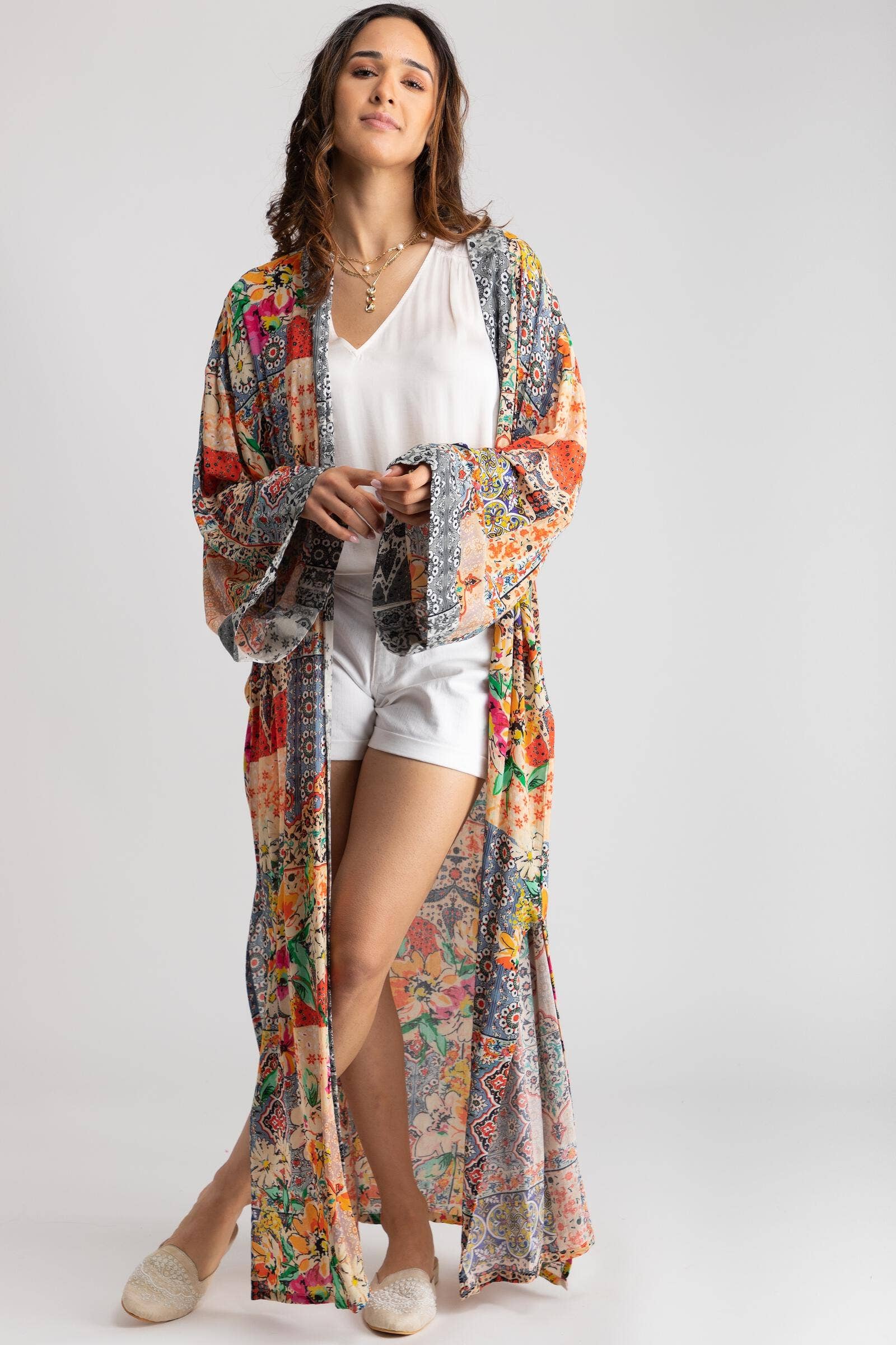 Tessa Floral Kimono Duster