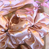 Banana Bliss Oversized Satin Scrunchie