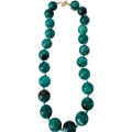 Mabry Chunky Beaded Necklace- Teal