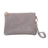 Genuine Suede Wristlet Pouch