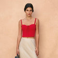 Delilah Picot Corset Top