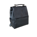 Top grain cowhide leather back pack crossbody shoulder bag