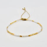 Dainty 3 Tone Bracelet - 24k Gold Plated