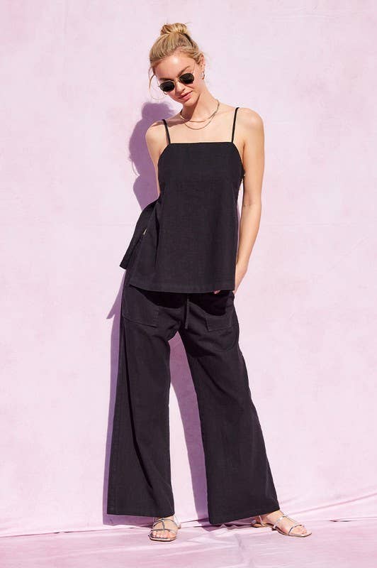 Black Linen Pants