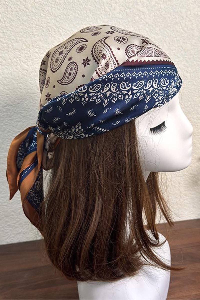 Greta Patterned Headscarf