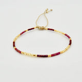 Dainty 3 Tone Bracelet - 24k Gold Plated
