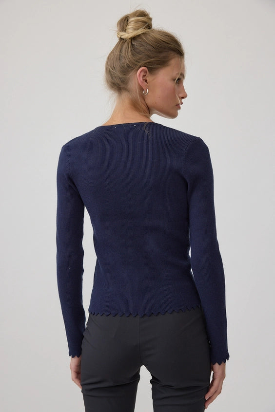 Brenda Ribbed Knit Cardigan