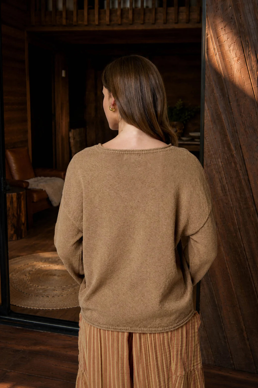 Andrea Long Sleeve Knit Sweater - 2 COLORS