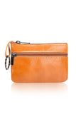 Retro PU Leather Zipper Card Bag ZZKF249