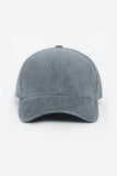 FWCAP114 - Solid Corduroy Fall Winter Baseball Hat