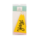 Yay Pencil Felt Pennant