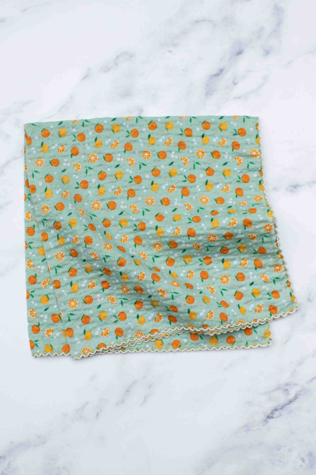 Orange Sorbet Cotton Scarf