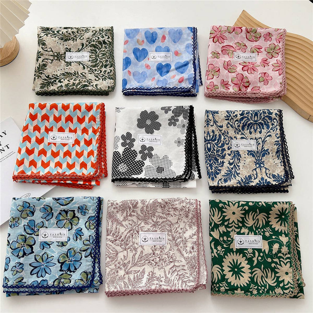Cotton Linen Square Scarf for Women’s Neck Wrap_CWMS0672