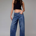 Medium Vintage Classic Patch Oversized Baggy Jean