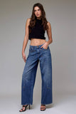 Medium Vintage Classic Patch Oversized Baggy Jean