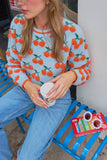 Fuzzy Cherry Sweater
