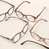Unisex Camo Pattern Round Reading Glasses