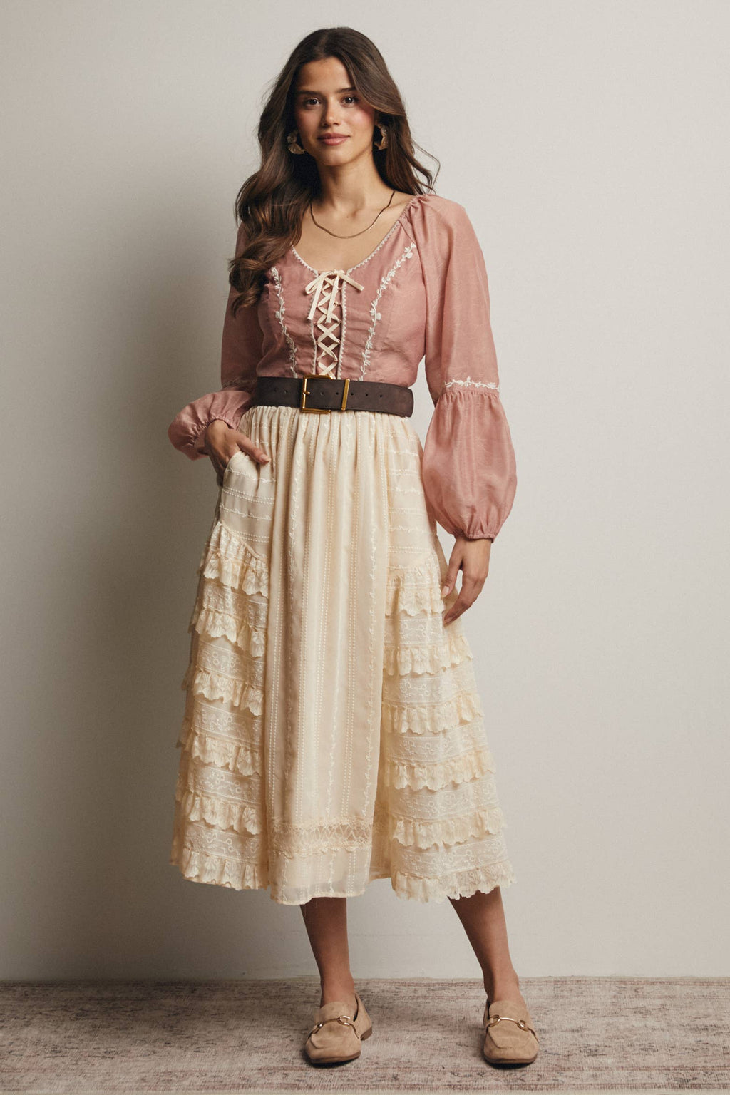 Amor Skirt in Vanilla