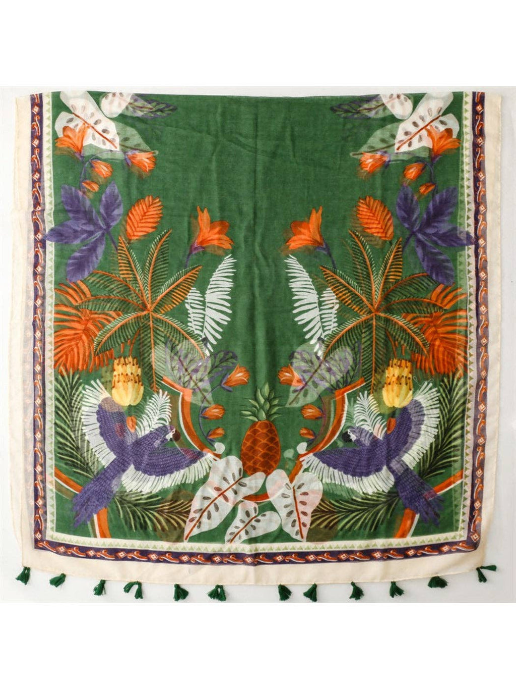 Scarvii - Tropical Botanical Illustration Lightweight Scarf