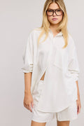 Pinstripe Drawstring Shorts - Black or White