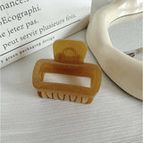 Assorted Glossy Square Hair Claws - CUPO GLOSSY