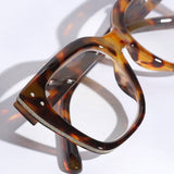 Wide Frame Glitter Side Fashion Reading Glasses