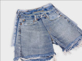 Mid-Rise Upcycled Denim OG Shorts - Original