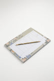Blossom Weekly Planner Notepad - Green Floral
