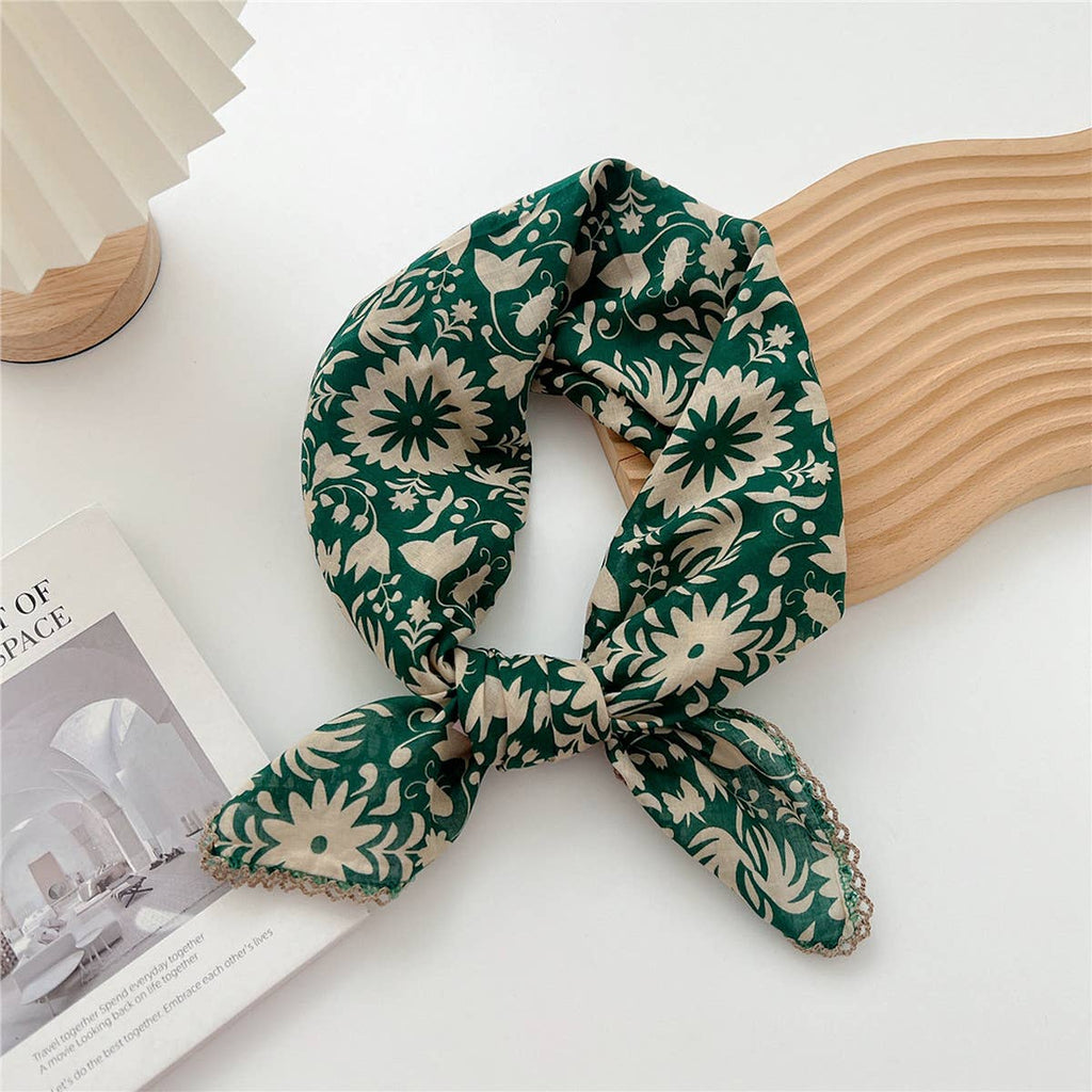 Cotton Linen Square Scarf for Women’s Neck Wrap_CWMS0672