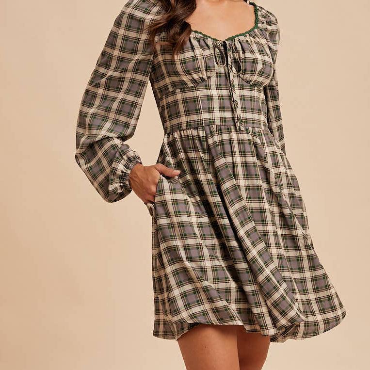 Tartan Mini Dress