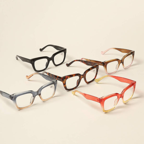 Women's Bold Oversized Square Reading Glasses