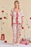 Christmas Print Pajama Set