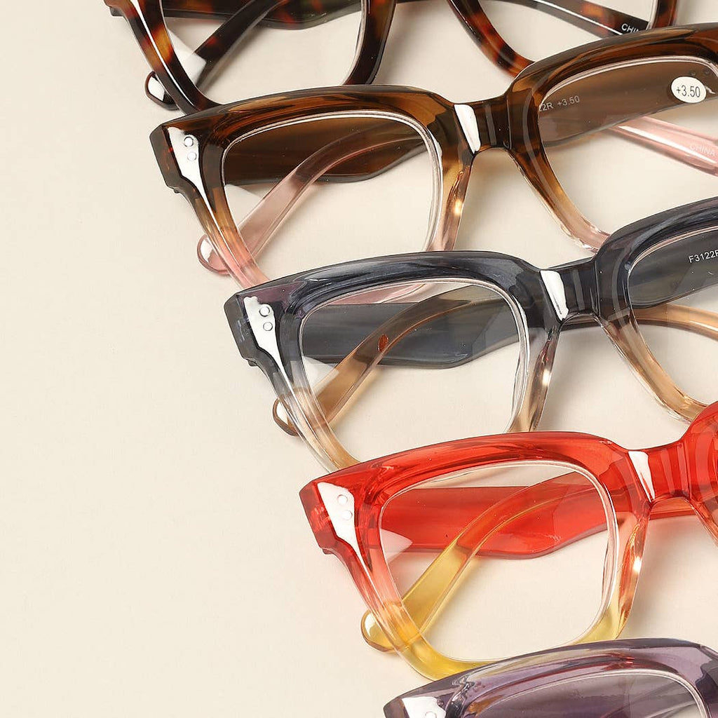 Women's Bold Oversized Square Reading Glasses