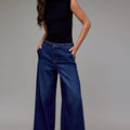 Nori Dark Wash Super Wide Leg Jeans