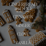 *NEW* Gingerbread and Spice 15 oz Soy Candle, Matte Jar