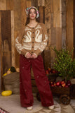 Swan Jacquard Cardigan