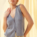 HOOK & EYE CLOSER VEST CARDIGAN