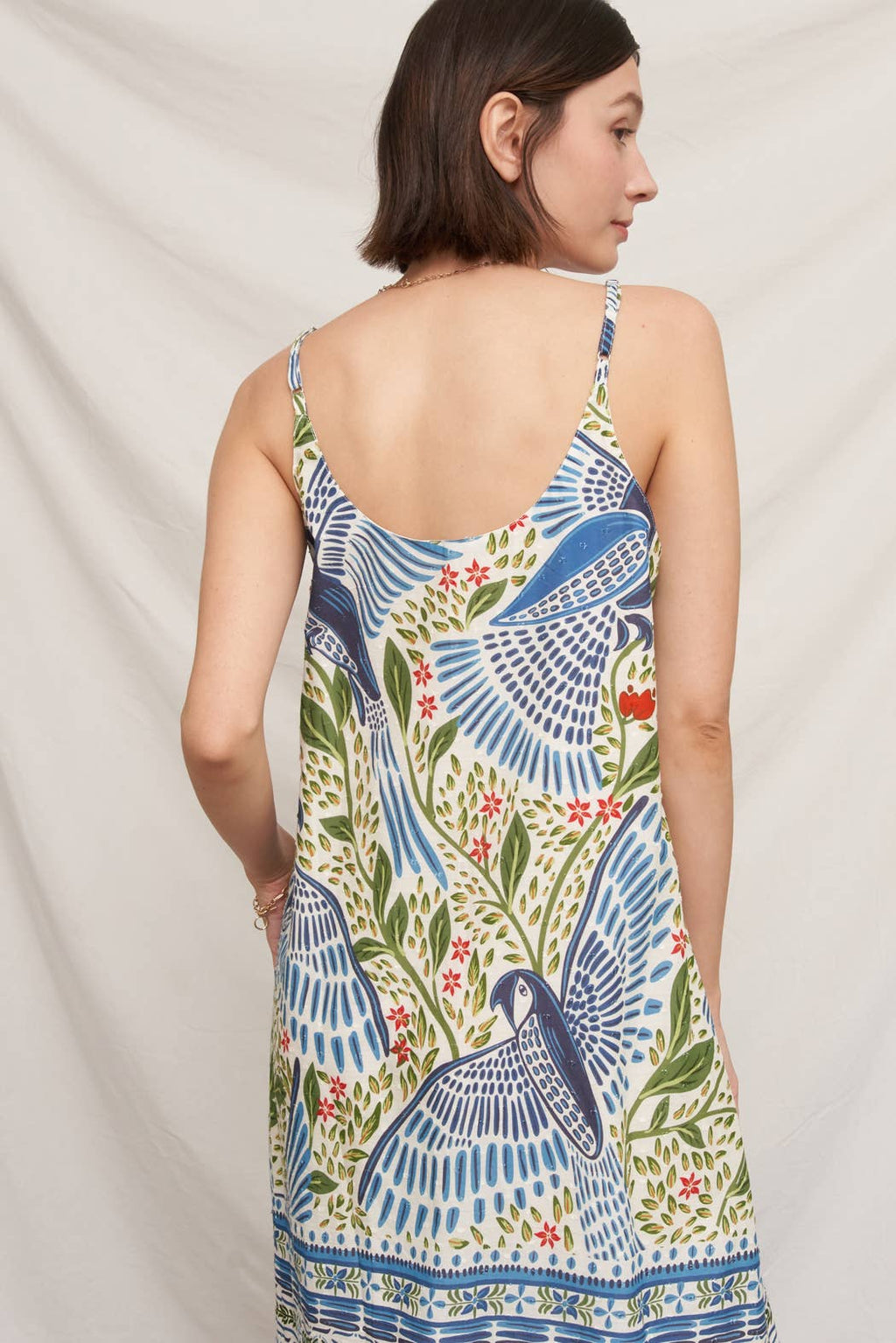 Avery Textured Cotton Maxi Dress